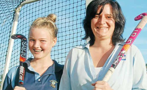 YOUTH AND EXPERIENCE: Keely McKean and Tracy Igglesden are looking forward to the women’s hockey competition to be played each Friday night. YOUTH AND EXPERIENCE: Keely McKean and Tracy Igglesden are looking forward to the women’s hockey competition to be played each Friday night.